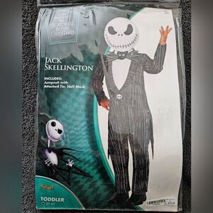Jack Skellington Costume children's sz 5t-6t